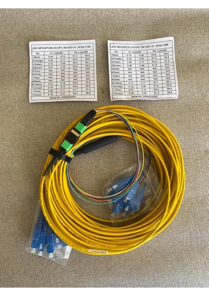 Mpo/apc - Sc/upc Sm G657.A1 Fiber Optik Kablo 30METRE A2