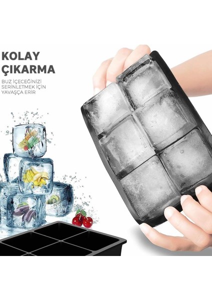 Sılıkon Buz Kalıbı Mega Kup GMP-818 fiyatları