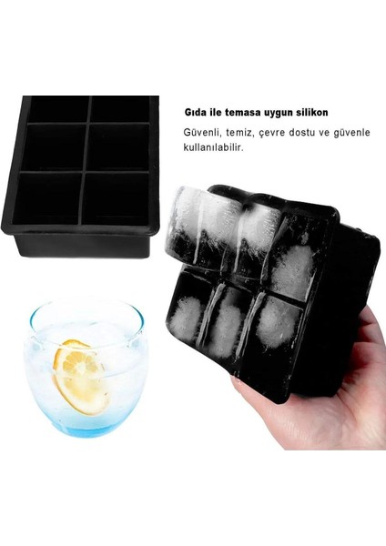 Sılıkon Buz Kalıbı Mega Kup GMP-818 modelleri