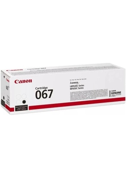 067 Siyah Black Orjinal Toner