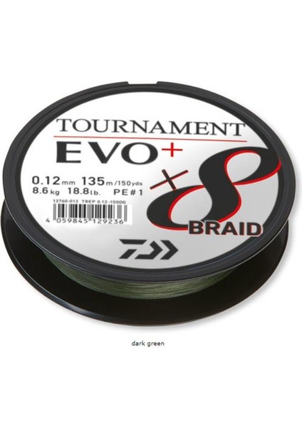 Tournament Evo+ 8b Dark Green Ip Misina (270M) fiyatları