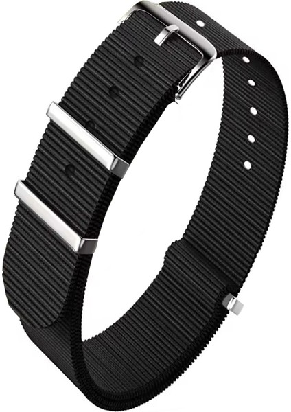 22MM Fossil-Welder-Casio-Seiko-Omega-Armani Saat Uyumlu Nato Tekstil Kumaş Saat Kordonu 22NTGMS
