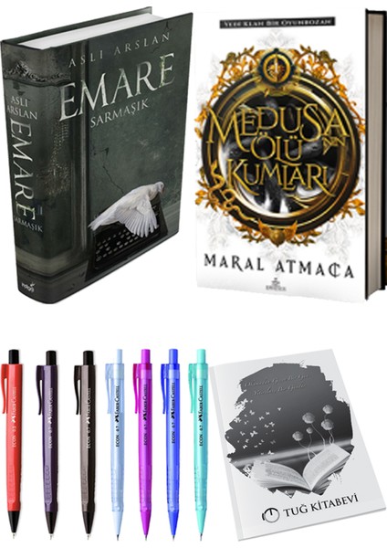 Medusanın Ölü Kumları Ciltli Maral Atmaca ve Emare Sarmaşık Ciltli Aslı Arslan 2li Set