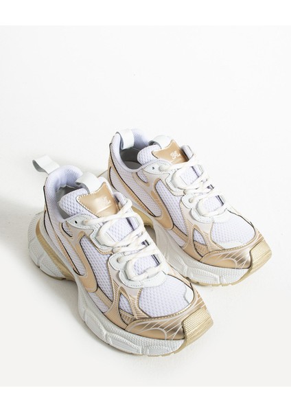 Space Beyaz-Altın Cilt-File Kadın Spor Ayakkabı fırsatları