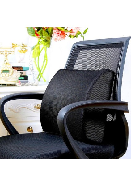 Medikal Visco Ofis Araç Bel Yastığı Ortopedik Bel Minderi Sırt Yastığı Bel Destek Minderi