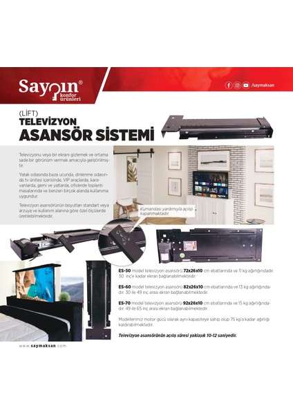 Televizyon Asansörü (Lift)