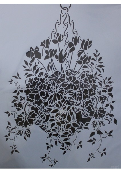 Stensil Şablon F191-35X50