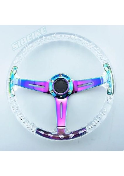 Sefaf Akrilik Drift Spor Direksiyon Beyaz