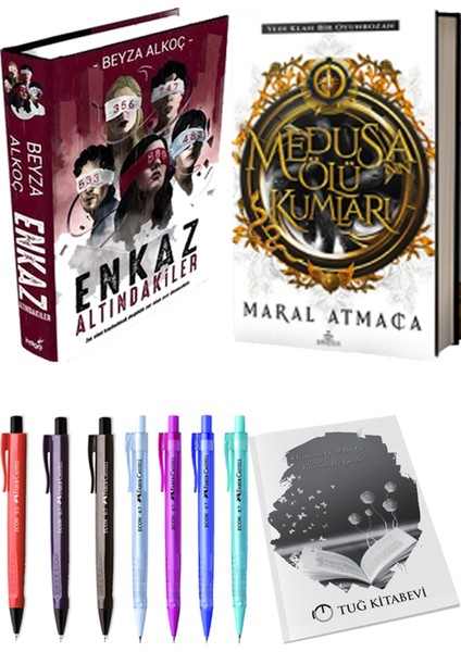 Medusanın Ölü Kumları Ciltli Maral Atmaca ve Enkaz Altındakiler 1 Ciltli Beyza Alkoç 2li Set