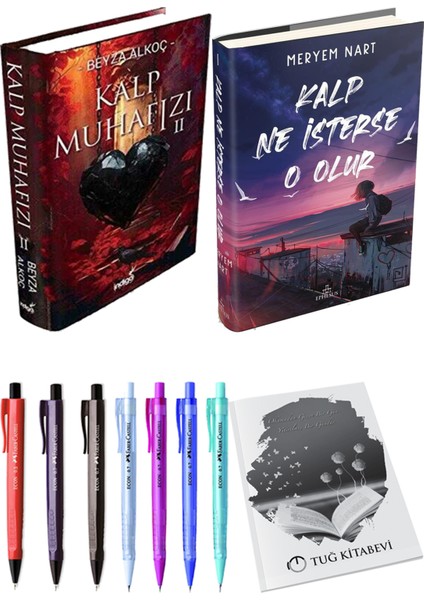 Kalp Ne Isterse O Olur 1 Ciltli Meryem Nart ve Kalp Muhafızı 2 Ciltli Beyza Alkoç 2li Set