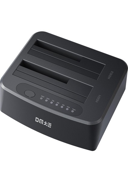 Çift Slotlu Offline Clone Usb3.0 Sata 2.5 / 3.5 Inch HDD SSD Dock Station Klonlama