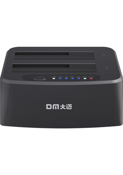 Çift Slotlu Offline Clone Usb3.0 Sata 2.5 / 3.5 Inch HDD SSD Dock Station Klonlama