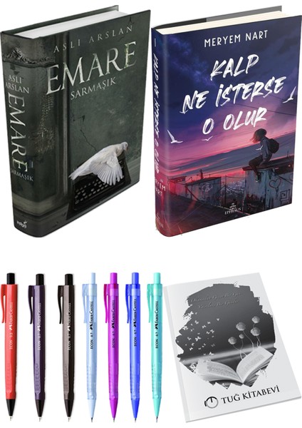 Kalp Ne Isterse O Olur 1 Ciltli Meryem Nart ve Emare Sarmaşık Ciltli Aslı Arslan 2li Set