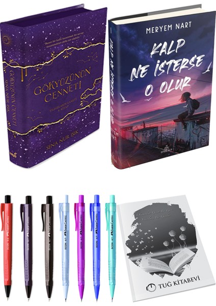 Kalp Ne Isterse O Olur 1 Ciltli Meryem Nart ve Gökyüzünün Cenneti 4 Ciltli Sena Nur Işık 2li Set