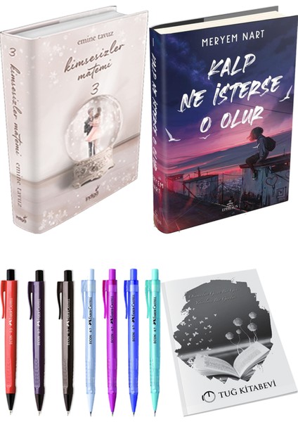 Kalp Ne Isterse O Olur 1 Ciltli Meryem Nart ve Kimsesizler Matemi 3 Ciltli Emine Tavuz 2li Set