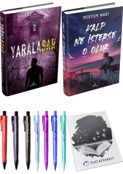Kalp Ne Isterse O Olur 1 Ciltli Meryem Nart ve Ephesus Yayınları Yaralasar 3 Ciltli Maral Atmaca 2li Set