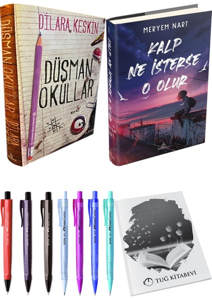 Kalp Ne Isterse O Olur 1 Ciltli Meryem Nart ve Ephesus Yayınları Düşman Okullar 1 Ciltli Dilara Keskin 2li Set