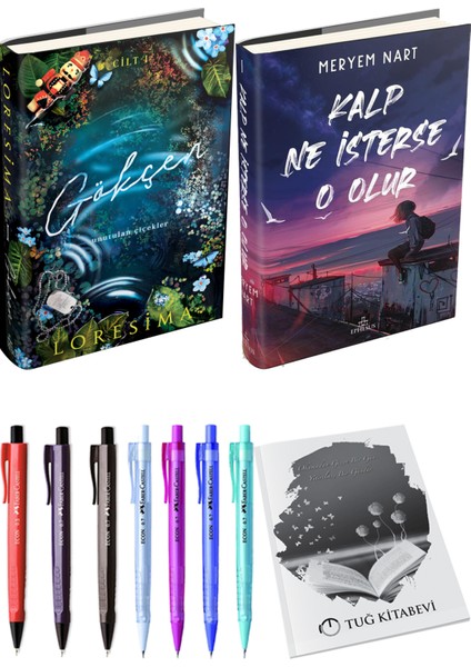Kalp Ne Isterse O Olur 1 Ciltli Meryem Nart ve Ephesus Yayınları Gökçen 1 Ciltli Loresima 2li Set