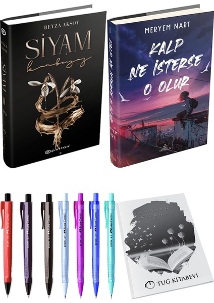 Kalp Ne Isterse O Olur 1 Ciltli Meryem Nart ve Epsilon Yayınevi Siyam 2 Ciltli Beyza Aksoy 2li Set