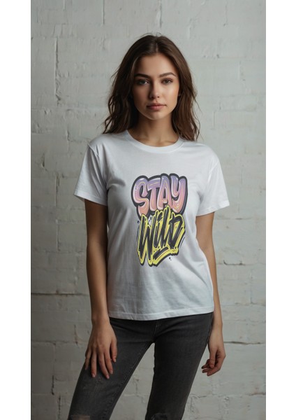 Kadın Baskılı T-Shirt Kadın Tişört modelleri