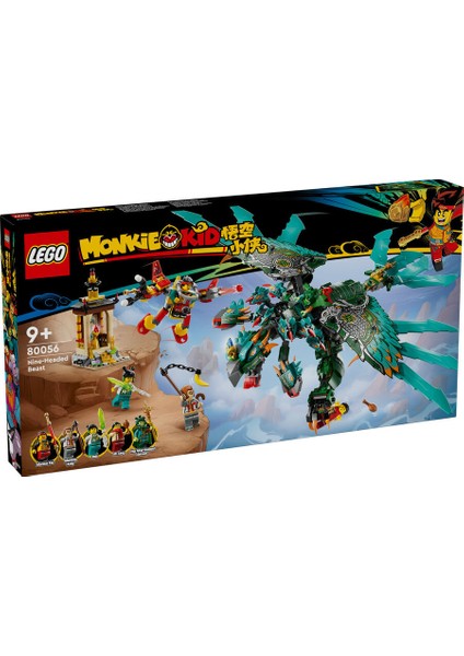 ® 80056 Monkie Kid Dokuz Başlı Canavar 9+ Yaş Yapım Seti