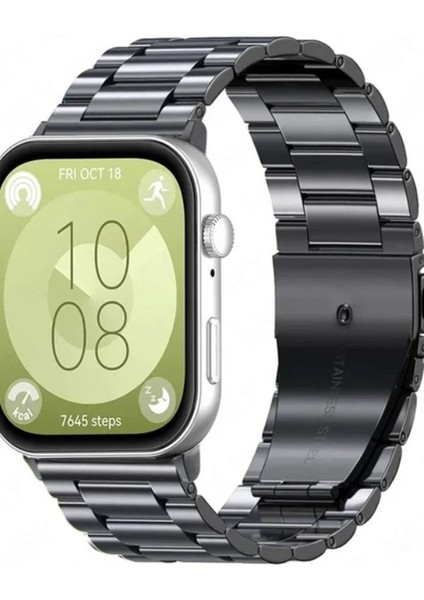 Huawei Watch Fit 4 Pro /Fit 4/ Fit 3 Uyumlu Paslanmaz Çelik Metal Kordon fiyatları