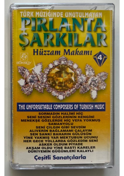 Pırlanta Şarkılar Hüzzam Makamı 4 Kaset