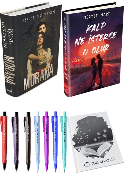 Kalp Ne Isterse O Olur 2 Ciltli Meryem Nart ve Morana Ciltli Işılsu Gültekin 2li Set