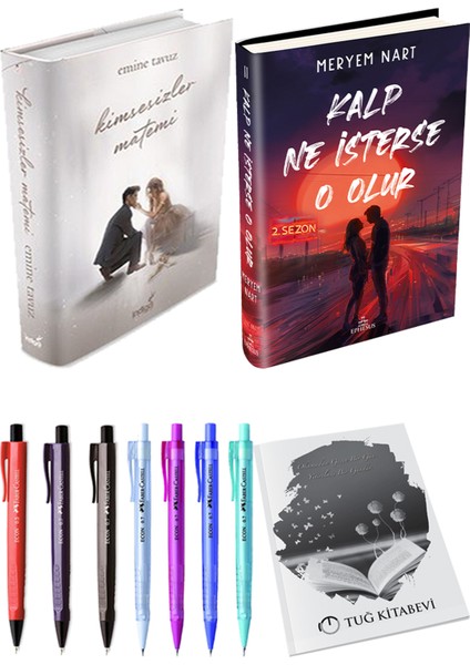 Kalp Ne Isterse O Olur 2 Ciltli Meryem Nart ve Kimsesizler Matemi 1 Ciltli Emine Tavuz 2li Set