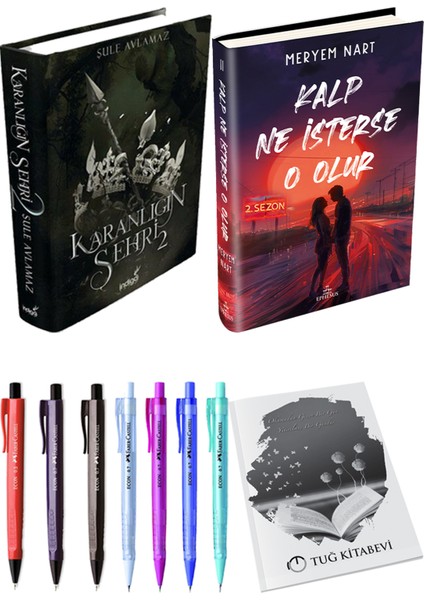 Kalp Ne Isterse O Olur 2 Ciltli Meryem Nart ve Karanlığın Şehri 2 Ciltli Şule Avlamaz 2li Set