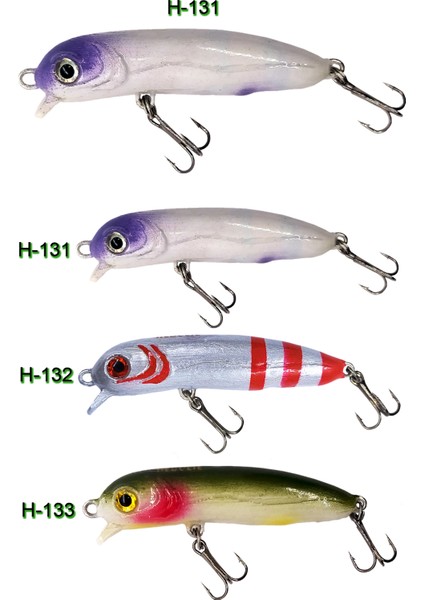 Hergele Slalom 25 Cm Dalar, 5,2g, 60mm, Maket Sahte Balık Rapala Yapay Yem