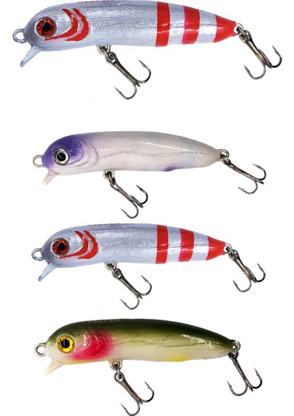 Hergele Slalom 25 Cm Dalar, 5,2g, 60mm, Maket Sahte Balık Rapala Yapay Yem