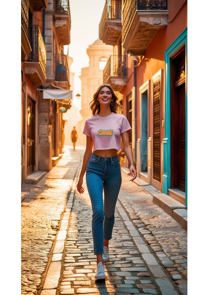 Kadınbaskılıcropt-Shirtkadıncroptişört fiyatları