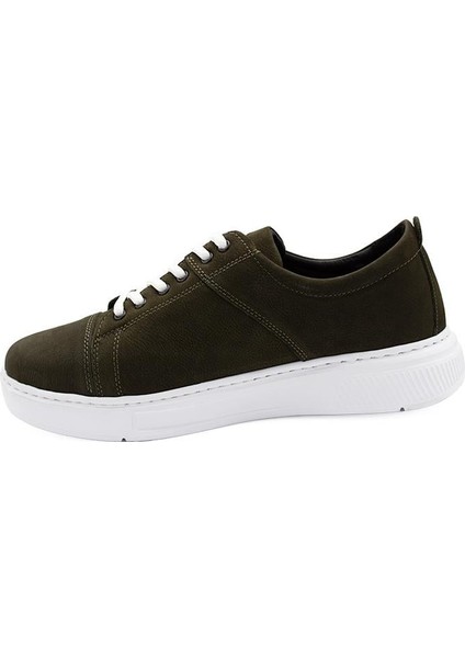 Erkek Sneaker Deri Ayakkabı 082Y24E40748