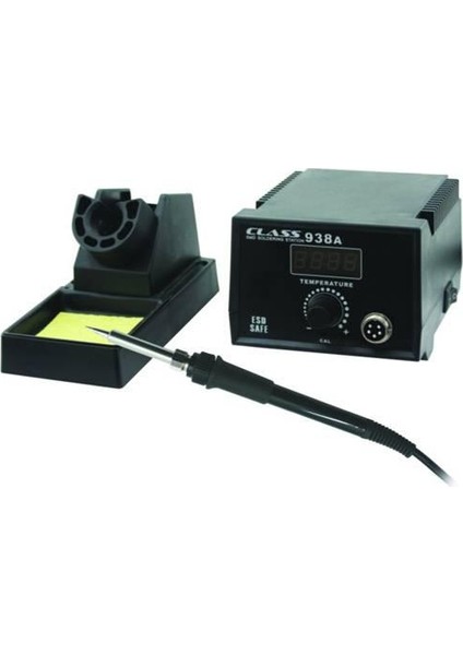 60W Dijital Ekran, Isı Ayarlı Lehim Makinası, 60W Isı Ayarlı Kalem Havya Class 938A