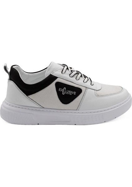 Erkek Sneaker Deri Ayakkabı 082Y24E40743