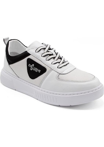 Erkek Sneaker Deri Ayakkabı 082Y24E40743