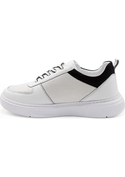 Erkek Sneaker Deri Ayakkabı 082Y24E40743