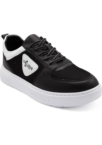 Erkek Sneaker Deri Ayakkabı 082Y24E40743