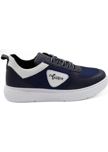 Erkek Sneaker Deri Ayakkabı 082Y24E40743
