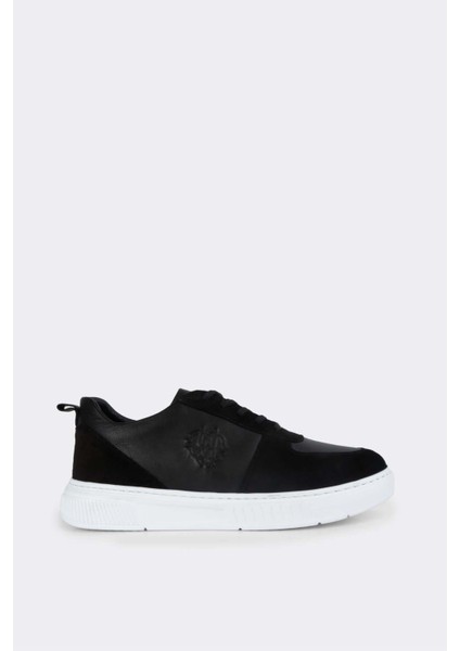 Erkek Sneaker Deri Ayakkabı 082Y24E40704