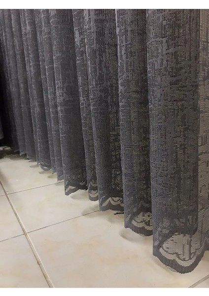 Jakar Örme Şantuk Gri Ütü Istemez Kırışma Yapmaz Tül Perde 1x2 Seyrek Pile modelleri