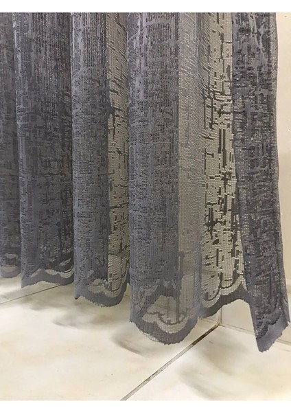 Jakar Örme Şantuk Gri Ütü Istemez Kırışma Yapmaz Tül Perde 1x2 Seyrek Pile indirimleri