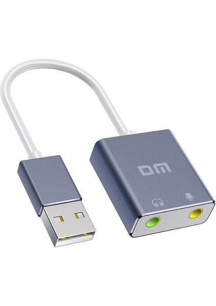 Dm AD076 Harici 7.1 Kanal 3.5mm Mikrofonlu USB Ses Kartı