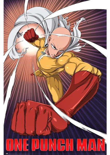 One Punch Man Saitama Maxi Poster