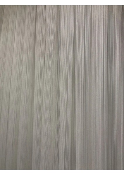 Keten Ip Tül Çizgili Ütü Istemez Kırışma Yapmaz Tül Perde 1x2 Seyrek Pile