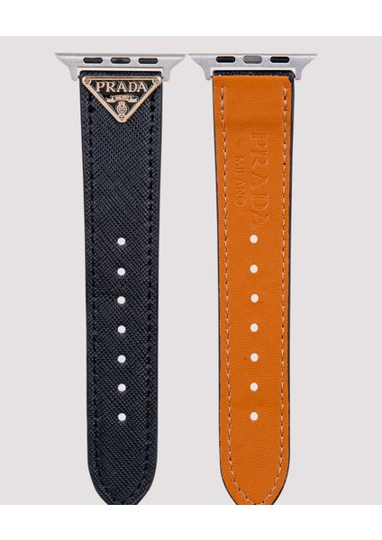 Deri Siyah Apple Saat Kayışı - DK202 - Apple Watch 42 mm fiyatları