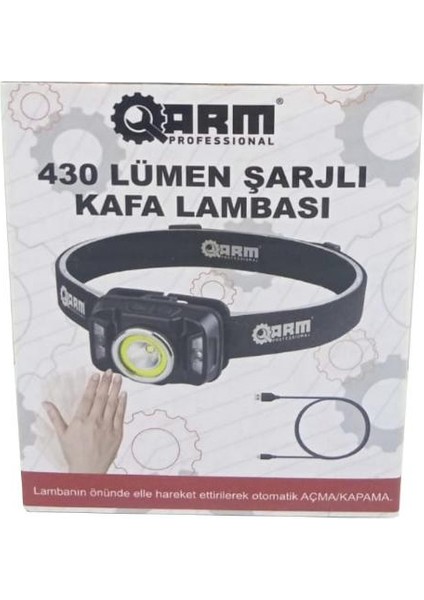 ESEN146-C Şarjlı Kafa Lambası 430 Lümen indirimleri