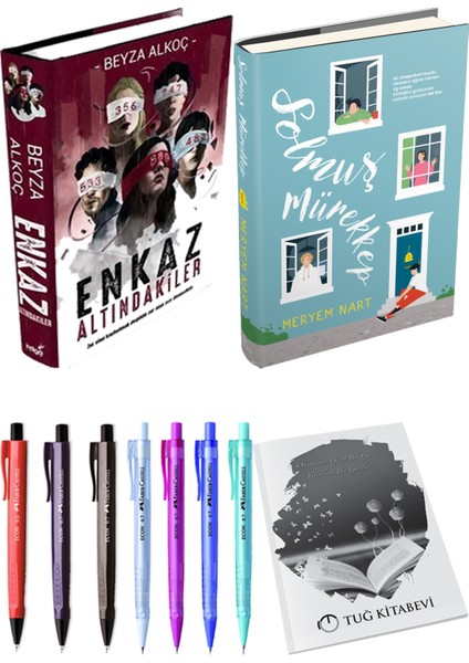 Solmuş Mürekkep 1 Ciltli Meryem Nart ve Enkaz Altındakiler 1 Ciltli Beyza Alkoç 2li Set