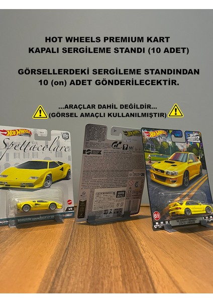 Premıum Kart Kapalı Sergileme Standı (10 Adet)